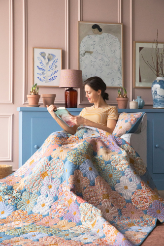 Tilda Patchwork Stoff Baumwolle - Wallflower - Beverly Blue